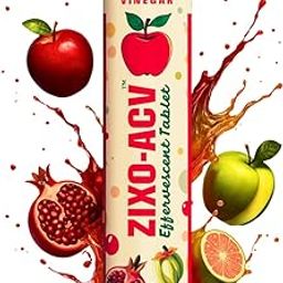 ZIXO-ACV Apple Cider Vinegar Effervescent Tablet With Garcinia Cambogia,Vitamin B6 & B12 |Pack Of 1 (Apple),20 Tablet-5