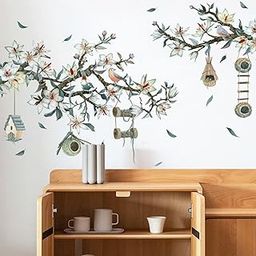 JAAMSO ROYALS Wall Stickers for Living Room Flowers, Floral Wall Stickers, Flower Sticker, Nature Wall Stickers, Garden Stickers for Walls of Home, Wall Stickers Flower Design-image-57