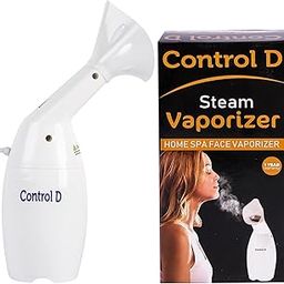 Control D Steamer Home Spa Face White Vaporizer Includes Flexible Universal Mask for the Mouth and Nose Warm Steam Treatment, Nebulization of Liquids with 1 Years Warranty-117
