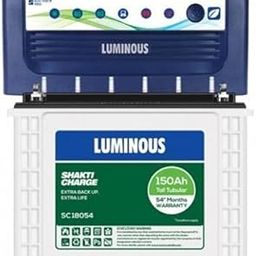 Luminous Inverter & Battery Combo for Home, Office & Shops (Eco Volt Neo 1050 Sine Wave Inverter, Shakti Charge 18060, 150 Ah Tall Tubular Battery)-4