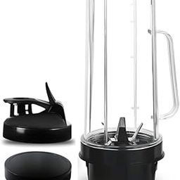 Bullet 750ml Unbreakable Polycarbonate Jar with Handle – Food Grade | Compatible with 4 Teeth Coupler Mixer Grinders & Dual Lock System-picture-15