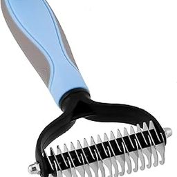 Nasula Professional Dematting Deshedding Comb Tool for Pet Grooming (Puppy Puppies Dog & Cat) Gentle Hair Brushes for Shedding and Cleaning Fur Lice Remover (Brush-A)-image-93