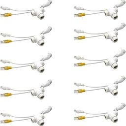 Speedio T-Type PoE Splitter Multiplexer –Poe Synthesizer Separator Converter Cable Connector, 100M Transmission | PoE Injector Power Over Ethernet for CCTV System up to 100M / Pack of (2)-15