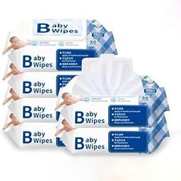 Baby Wet Wipes 100% Pure Cotton Wipes, 72 Count Water Wipes for Baby | Ultra Soft Wet Tissue | Unscented and Hypoallergenic Cleaning Wipes, Disposable Towels Baby Face Towels for All Skin, Pack of 2-image-49