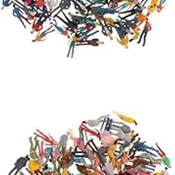 bnf® 200Pcs Painted People s Miniatures Train Railway Layout 1:50 1:75 | s & People | Parts & Accessories | OO Scale | Model Railroads & Trains-image-37