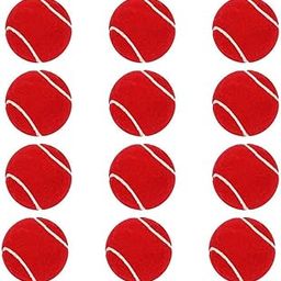 AMIFIT Light Weight Tennis Ball | Perfect for Recreational Sports, Cricket and Kids, Pack of 12 (Red)-image-92