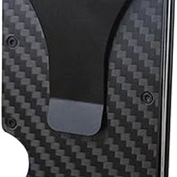 Money Clip Wallet Carbon Fiber Credit Card ID Holder Business Minimalist | Clothing, Shoes & Accessories | Mens Accessories | Wallets-image-19