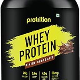 Whey Protein Powder | Divine Chocolate - 1kg (29 Servings)| 26g Protein, 5.4g BCAA per SCOOP | Added Digestive Enzymes | Muscle Growth, Strength And Recovery-10