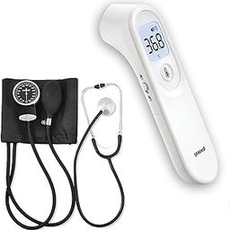 Newnik Sphygmomanometer (SP501) + Yuwell Infrared Thermometer (Yt-1) (Multicolor)-image-10