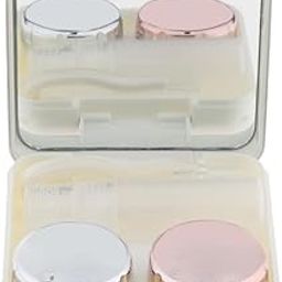 Bnf® Mini Simple Contact Lens Travel Case Box Container With Mirror Rose Golden|Health & Beauty | Vision Care | Contact Lens Cases-image-21