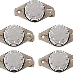 ATORSE™ 5Pcs Ksd301 No Temperature Controlled Switch Thermostat 250V 10A 80 Celsius Degree-10