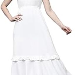 Square Neck Solid Maxi Dress-image-24