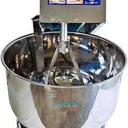 Cinura Heavy Duty Electric Dough Kneader Machine 5kg | 0.75HP CopperWinding Motor | Stainless Steel Bowl & Beater | Atta/Besan/Maida Mixer for Bakery, Hotel, Restaurant Use | Flour Mixing Machine-20