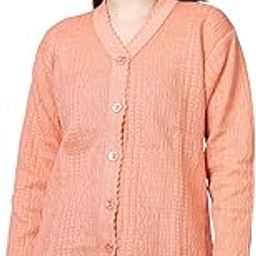 Women’s Woolen Acrylic V-Neck Cardigan Sweater | Full Sleeve Button-Up Winterwear | Stylish & Warm Outerwear for Girls & Ladies-image-88