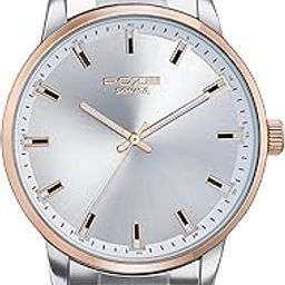 Poze Quartz Analog Silver Dial Metal Strap Watch for Men-56