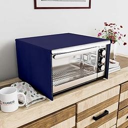 Kuber Industries 23 Ltr Dustproof Full Microwave Cover | Otg Oven Accessories for Durable & Dustroof Kitchen Decor | Checks Flower Multicolour-image-2