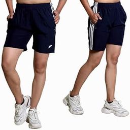 Girls Badminton Shorts (Pack of 2) – Running, Gym & Sports Shorts with Zipper Pocket | Comfortable & Breathable Athletic Wear-picture-16