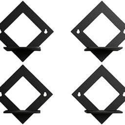 Datar Sales Wall Mounted Decorative Indoor Planter Holder Stand Modern Wall Shelf for Pots Hanging Flower Pot Holders for Balcony, Living Room, Home Decor (Pack of 4)-image-68