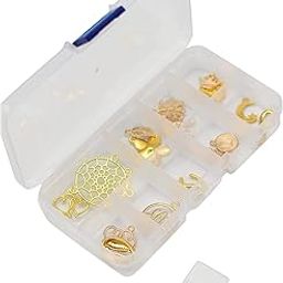 FirstTry Storage Containers Box I Plastic Adjustable Removable Organizer Dividers I Multipurpose Rectangular Box for Medicine Pills, Jewelry, Cosmetics, Stationery Items I Transparent (10 Grid 2 Pcs)-picture-8