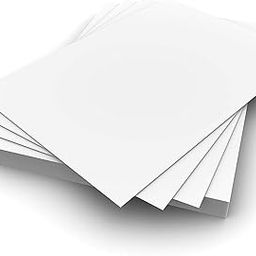 Uttam White Color A3 Size (12x18 inch) Cardstock Sheets for Art and Craft. Both Side White Colored. 300 GSM Thick Cardstock Papers - Pack of 12 Sheets Excellent Quality-image-98