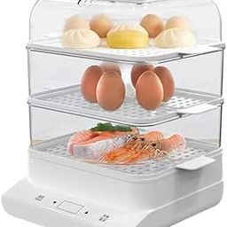 Mann Mart‚Versatile Electric Steamer for Fish, Corn, Eggs, Dumplings & More ‚¨ Healthy & Convenient Steaming-image-50