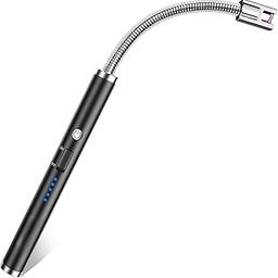 PRIMEFAIR Electric Candle Lighter, Rechargeable Arc Plasma, USB Flameless, 360° Flexible Neck, Metal Electric Lighter Arc Windproof Flameless USB Lighter Rechargeable Windproof-picture-14