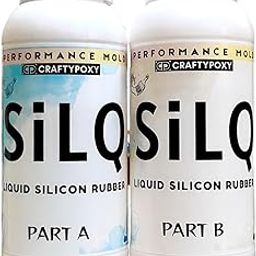 CRAFTYPOXY Liquid Silicone Rubber LSR-110 (40 Shore) Ideal for Casting Resins Molds & Silicone Molds,DIY, Manual Making, 1000 gm-20
