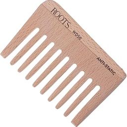 Roots Wooden Dressing Pocket Comb - Designed with Wide Rounded Teeth Comb - Damage Free Everyday use for Men and Women - WD50-55