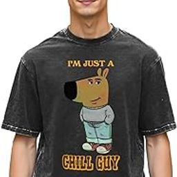 Original Men's 100% Cotton 220 GSM Graphic Print Oversized Fit Round Neck T-Shirt-38