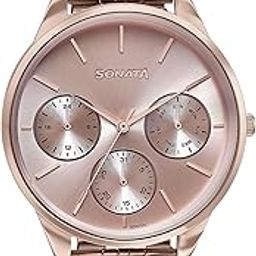 Wedding Edit Quartz Multifunction Silver Dial Stainless Steel Strap Watch for Women-picture-25