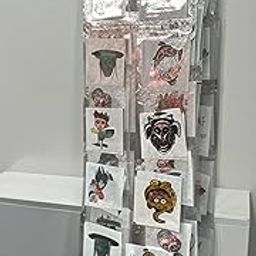 Temporary Tattoo Stickers for KIDS,Fake Tattoos Waterproof Body Art Arm Sketch Tattoo Stickers 3D Realistic Tatoo Stickers For Kids (60 pc)-image-42