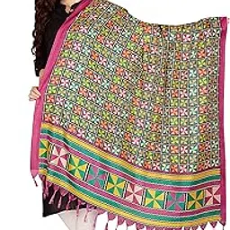 rani saahiba Women's Art Silk Printed Dupatta-picture-7
