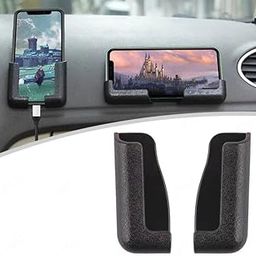 CARIZO Smartphone Holder CR-DM-059, Smartphone Stand, Universal Soft PVC with Double-Sided Tape Charging Port Unblock Compatible with Maruti Suzuki Baleno RS (2019)-18