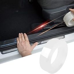Automaze Car Door Universal Edge Guard Clear Door Sill & Trim Protector, Vinyl Protection Film/Tape, Fit for Most Cars (Transparent, 5cm X 16Ft)-image-28