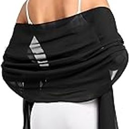 Soft Chiffon Scarve Shawls Wraps for Dresses Women Accessories-picture-10