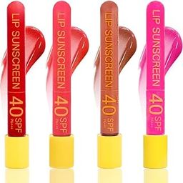 ALANNA® Lip Sunscreen Gloss with SPF 40 PA+++ Pack of 4 | Power by SPF 40 PA+++ | UV A/B & Blue Light Protection for Women & Men | 24 ml-17