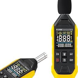 [Rechargeable Decibel Meter] WESTOBIG Sound Level Meter, Digital dB Meter Noise Meter 30dB to 130dB Portable SPL Meter MAX Data Hold with Color Display Backlight-13
