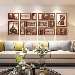 ArtzFolio Wall Photo Frame D162 | Wall Photo Frame Collage for Living Room | Picture Frames Home & Wall Decoration | Dark Brown | Set of 20 Units | 5x7-14 Unit | 6x10-4 Unit | 8x10-2 Unit-image-15