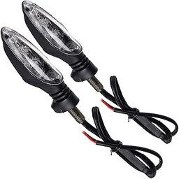 TRP TRADERS® Waterproof Unbreakable Quality Rubber Motorcycle Front or Rear Turn Signal Indicators Compatible with KTM Style Universal for All Bikes Models (Amber, Pack of 2)-image-77
