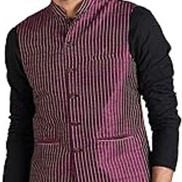 Men Lightweight Nehru Jacket-image-13