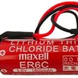 MICROUSB Compatible with Maxell ER6C AA 3.6V 1800mAh PLC Battery for Mitsubishi FX F2-40BL with Plug-image-8