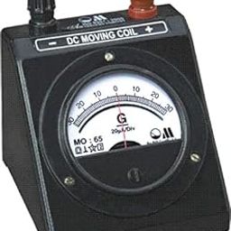 Om Meters MO-65 Top Terminal Desk Stand Analog 30-0-30 (20uA/Div) Moving Coil Galvanometer (Black)-image-2