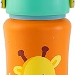 rabitat Steel Play 3.0 Stainless Steel Water Bottle- 2 Year Brand Warranty 350 ml Little Boss | BPA-Free | Leak-Proof | Flip-lock Sipper | Easy-Carry Handle | School Bottle for Kids-12