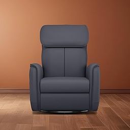 The Sleep Company Luxe Pro Massager Motorised Recliner | REVIVA-Luxe Massager Technology | Zero-Gravity Motorized Recline | Revolve Upto 270⁰ | Elegant Leatherette Upholstery | Grey-picture-16