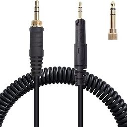 ATH-M50x Replacement Cable, Compatible with Audio Technica ATH-M50x、ATH-M40x、ATH-M70x、ATH-M60x Coiled AUX Headphone Extension Cable with 6.35mm Adapter(4ft extends to 10ft) (ATH-M50x/M40x/M70x)-image-76