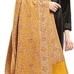 Womens Self Design Red Shawl-21