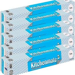 Kitchenmate 9 m Aluminium Foil for Food Packing, Wrapping, Baking, Storing and Serving, Keeps Food Safe & Flavourful, Microwace Safe Foil Paper for Food Wrap Non Toxic-(Pack of 5)-image-21
