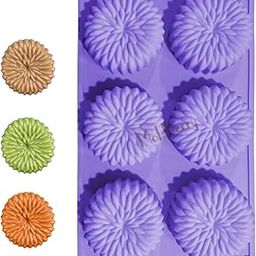 Moldberry Silicone Flower Shape Soap Mold | 6 Cavity Floral Design Mould for DIY Handmade Soap Making, Cake, Chocolate, Ice Cube | Flexible, Non-Stick & Reusable | Pack of 1-image-38