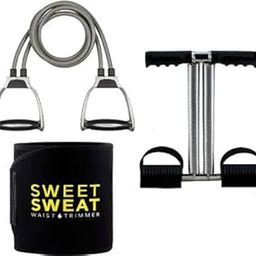 RK RETAILER Double Spring Tummy Trimmer, Toning Tube, Sweat Belt Combo Ab Exerciser (Multicolor)-image-35