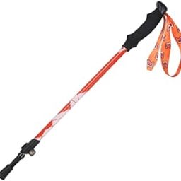 Enakshi (LABEL) Creations Telescopic Mountain Trekking Pole Walking Cane for Hiker Backpacker Climbing Orange-image-5